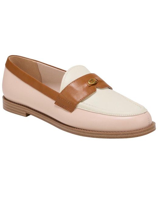 Franco Sarto White L-Stellan Leather Loafer