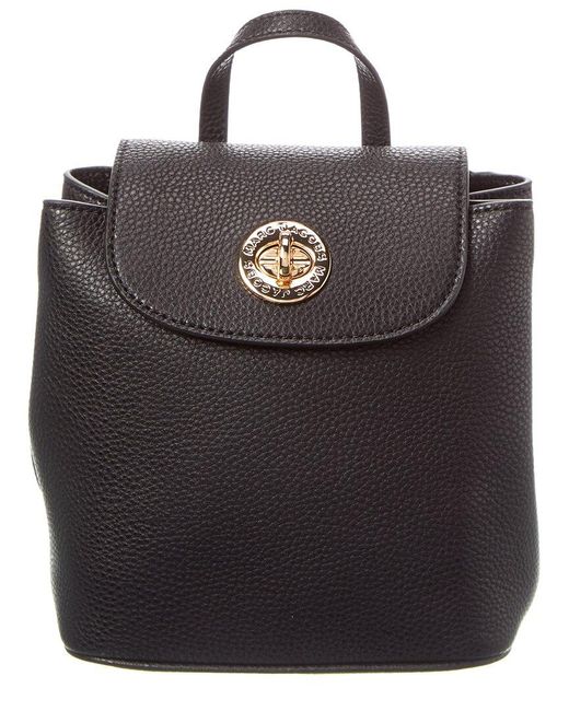 Marc Jacobs Black Small Leather Backpack