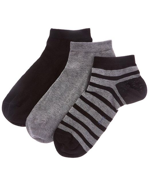 Falke Black 3Pk Sneaker Socks Gift Box for men