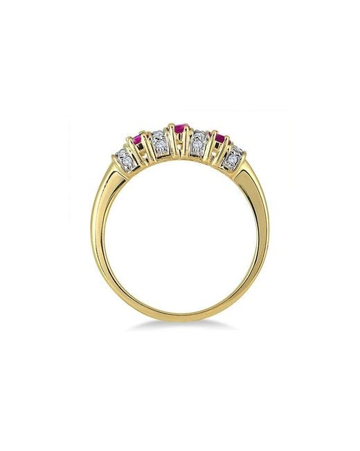 Gem Spark Pink 14K 2.90 Ct. Tw. Diamond & Ruby Ring