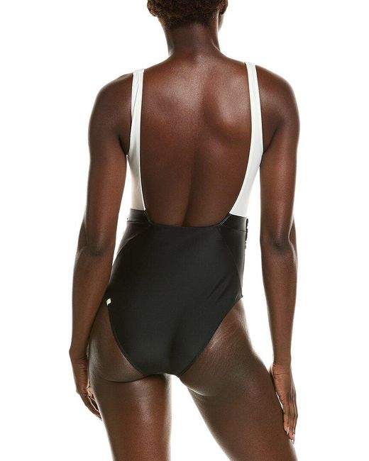 summersalt Black The Twist Backflip One-Piece