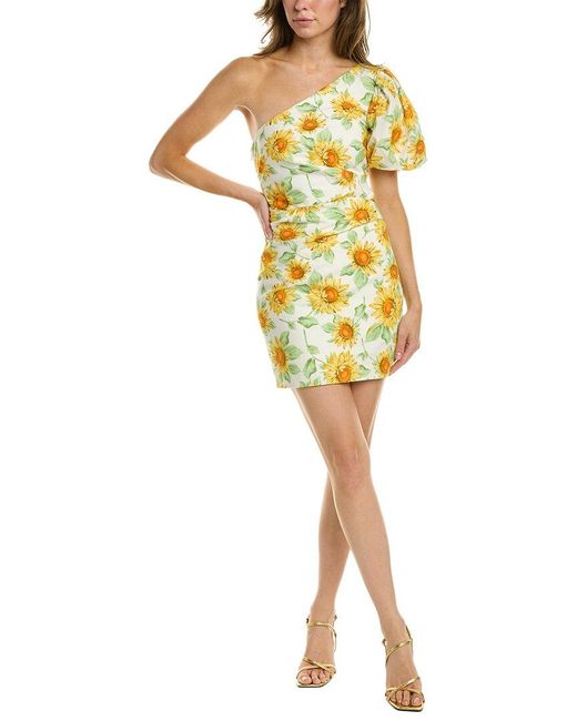 Bec & Bridge Yellow Bec + Bridge Francine Mini Dress