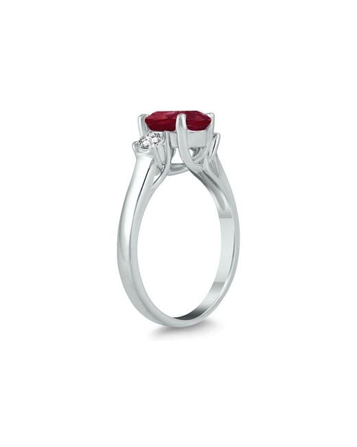 Gem Spark Pink 14K 1.78 Ct. Tw. Diamond & Ruby Ring