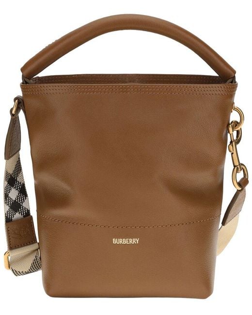 Burberry Brown Leather Shoulder Bag