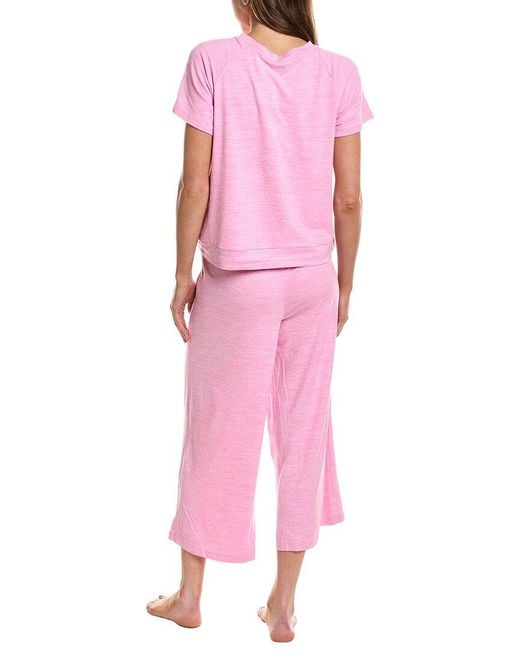 DKNY Pink 2Pc Pajama Jogger & Shirt Set