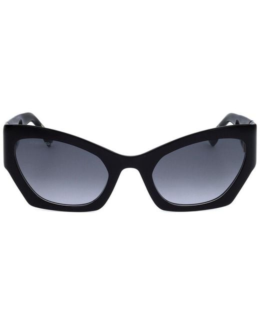 DSquared² Black 55Mm Sunglasses