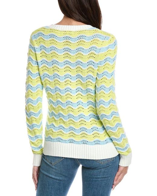 Isla Blue Levi Wave Stripe Sweater