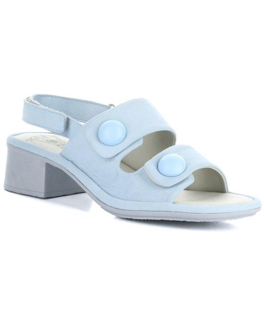 Fly London Blue Ebla Suede Sandal