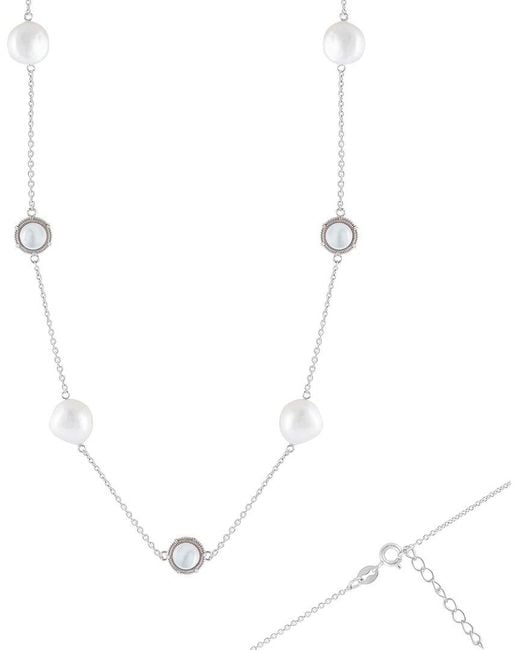 Splendid White 9-10Mmmm Pearl Necklace