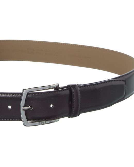 Boss Brown Claus Leather Belt for men