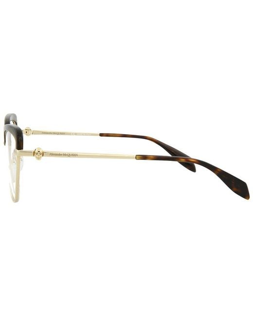 McQueen Metallic Am0259O 55Mm Optical Frames