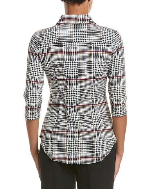 Jude Connally Gray Sylvia Top
