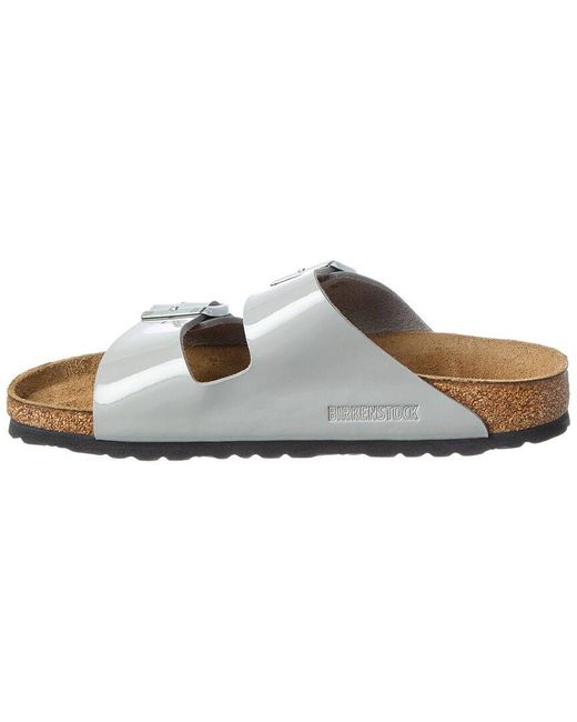 Birkenstock White Arizona Birko-Flor Sandal
