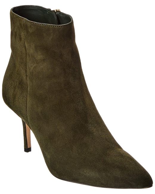 L'Agence Green Aimee Suede Bootie
