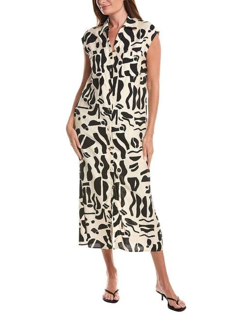 ANNA KAY White Lupitta Animal Dress