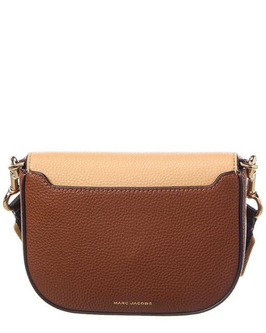Marc Jacobs Natural Small Leather Saddle Bag