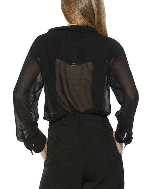 Alexia Admor Black Atticus Shirt