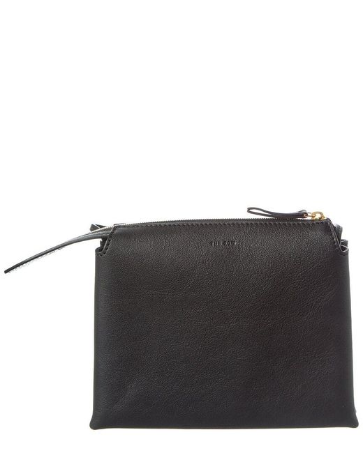 The Row Black Leather Crossbody