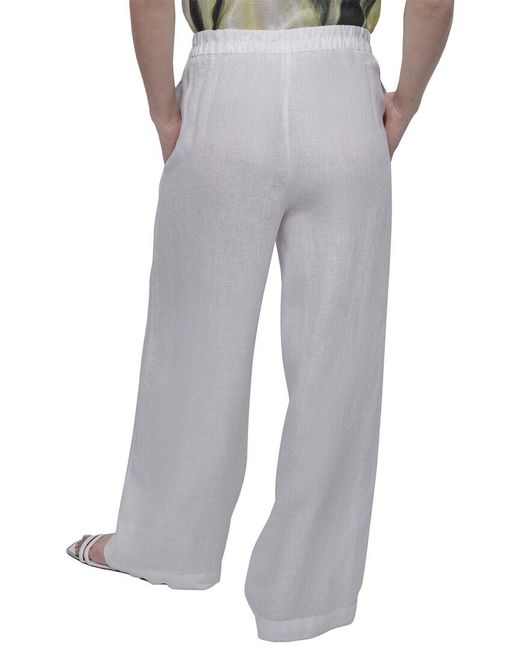 DKNY Gray Linen Pants