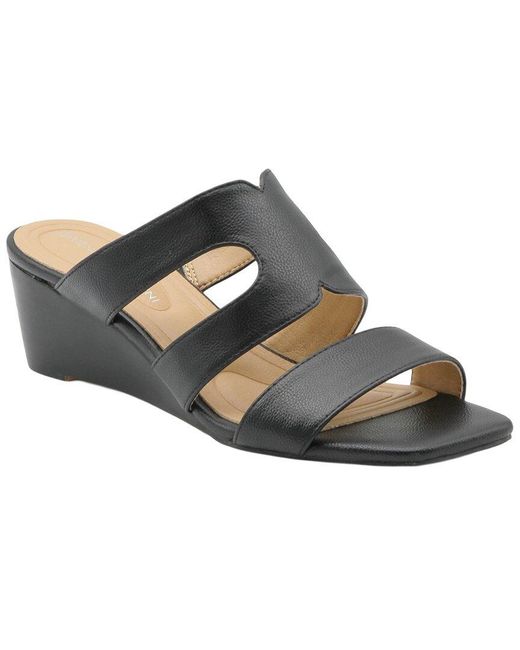 Adrienne Vittadini Black Adoring Sandal