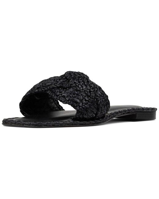 Donald J Pliner Black Ema Leather Sandal