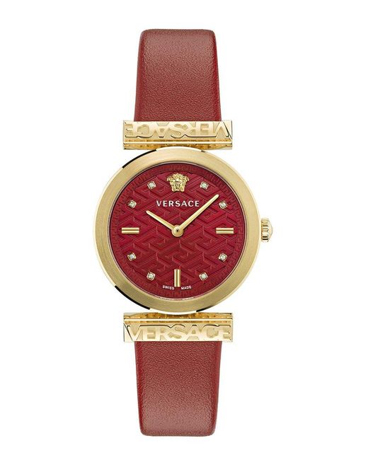 Versace Red Regalia Diamond Watch