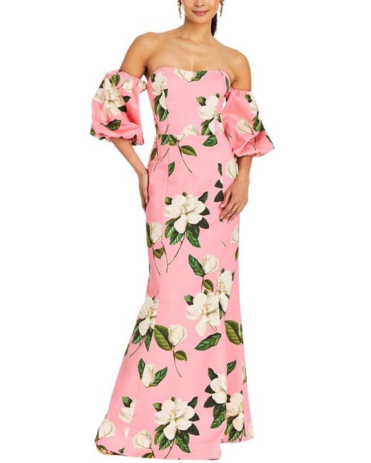 mestiza Red Liezel Convertible Gown