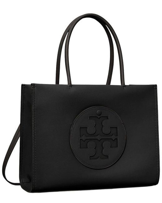 Tory Burch Black Ella Bio Small Tote