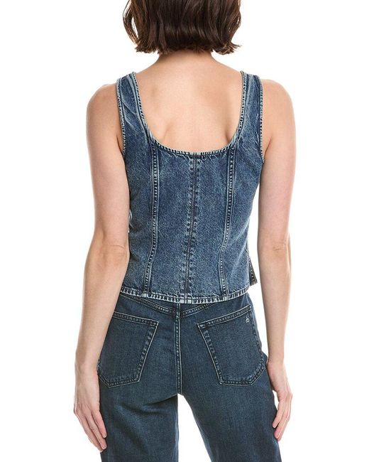 Rag & Bone Blue Poppy Top