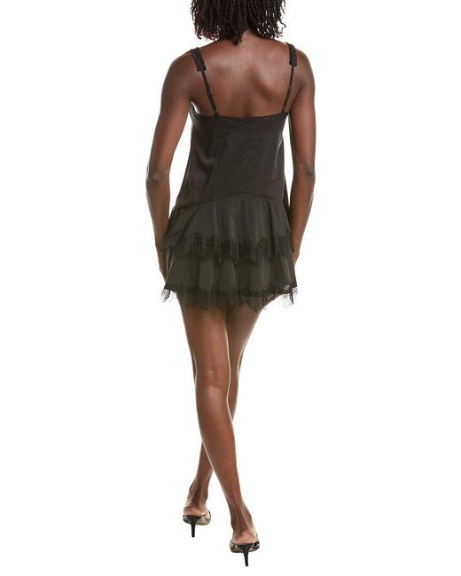 REVERIEE Gray Solid Mini Dress