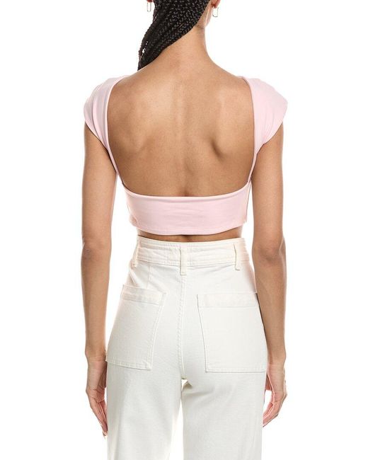 Susana Monaco Red Open Back Top
