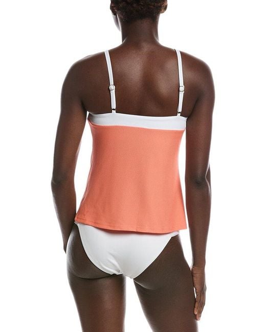 24th & Ocean Red Santorini Tankini Top