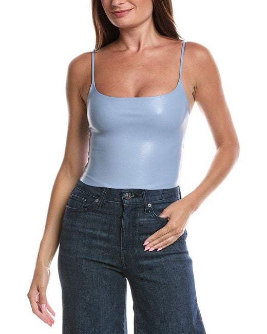Commando Blue Commando Cami Crop Top