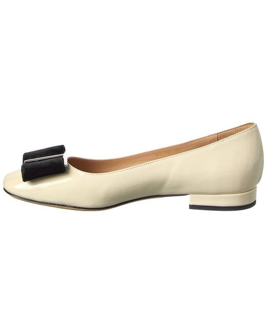 Tom Ford Natural Patent Ballerina Flat