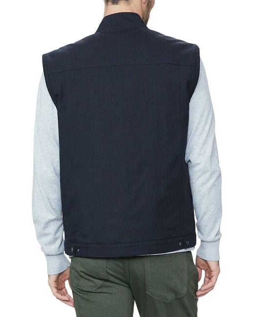 PAIGE Blue Jerrick Vest for men