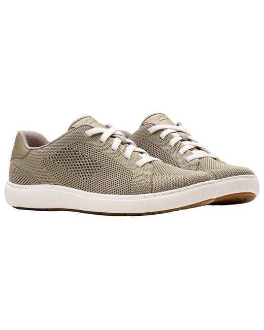 Clarks White Nalle Walk Sneaker