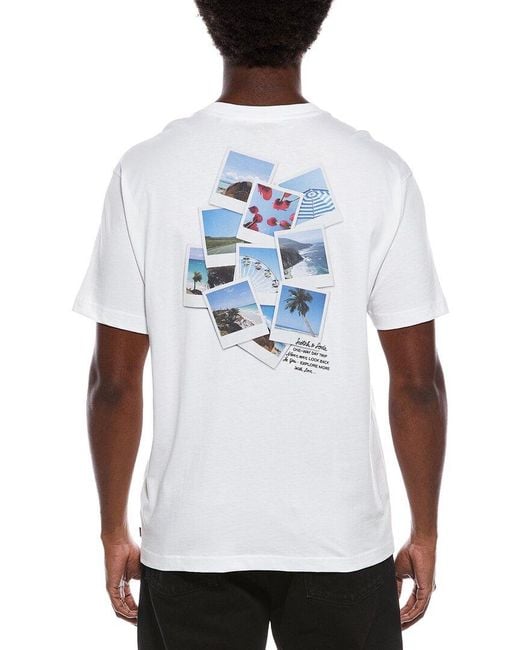 Scotch & Soda White Graphic T-Shirt for men