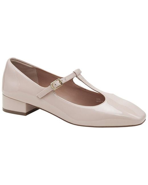 Linea Paolo Pink Marcel Leather Flat