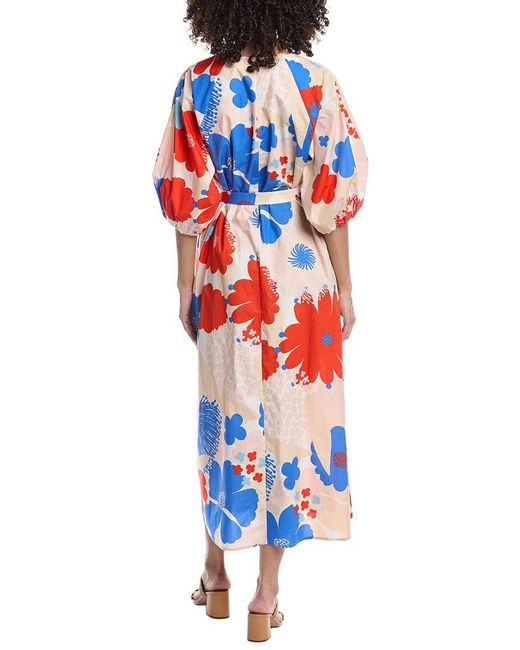 Marimekko Red Kimppu Suvikimppu Maxi Dress