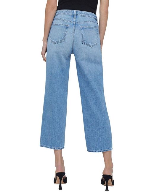L'Agence Blue June Ultra High-Rise Crop Stovepipe Jean