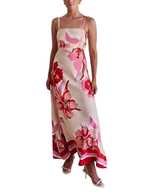 LEON GORI Red Maxi Dress