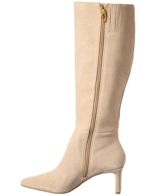 Dolce Vita White Galina Suede Boot