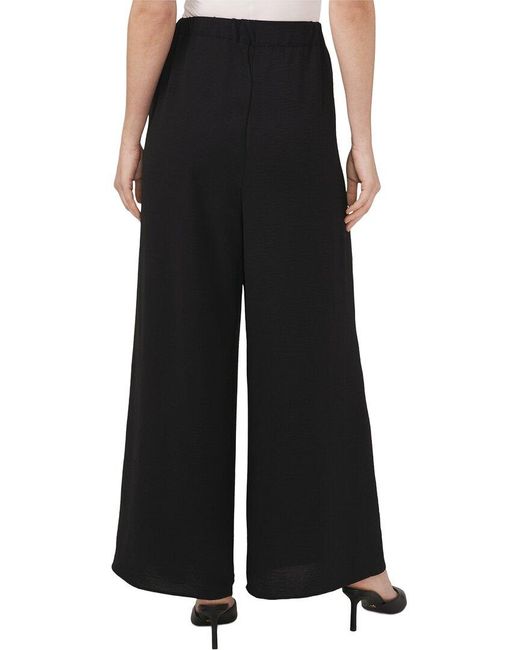 Cece Black Side Overlap Self Tie Pant