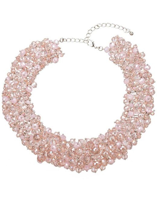 Eye Candy LA Pink Hazel Necklace