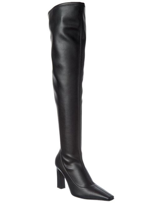 Giuseppe Zanotti Black Brenda 90 Leather Over-The-Knee Boot