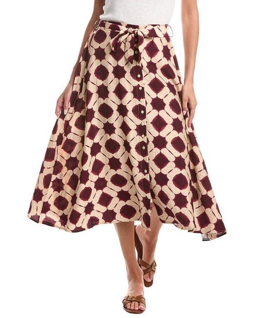 ANNA KAY Red Galize Skirt