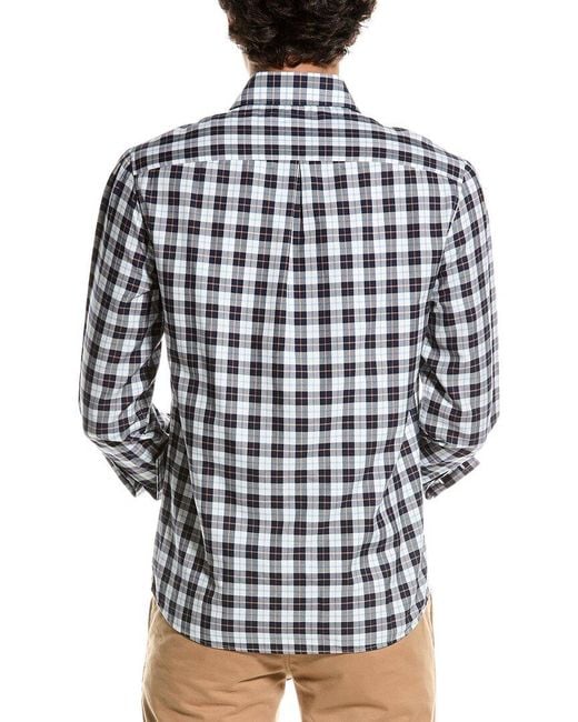 Brunello Cucinelli Blue Basic Fit Shirt for men