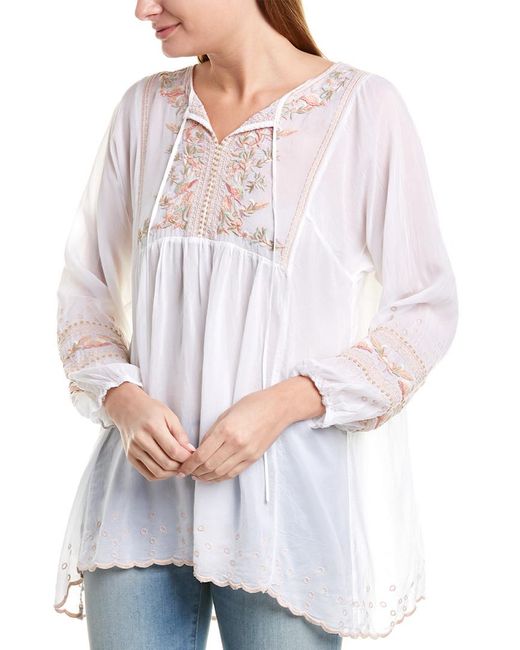 johnny was white blouse