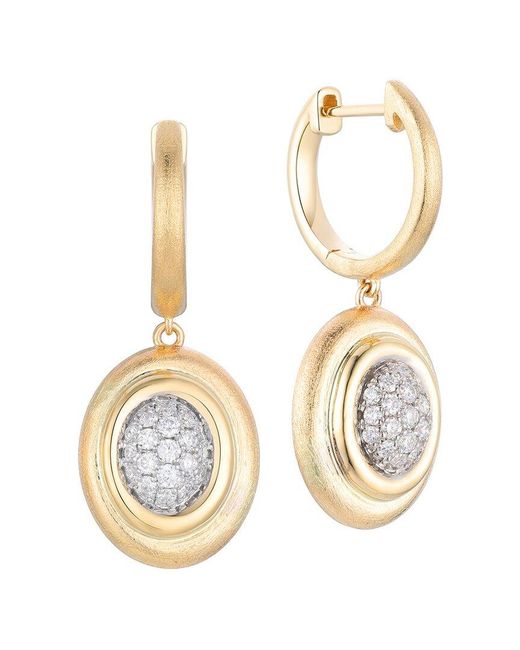 Gregg Ruth Metallic 14K 0.39 Ct. Tw. Diamond Earring