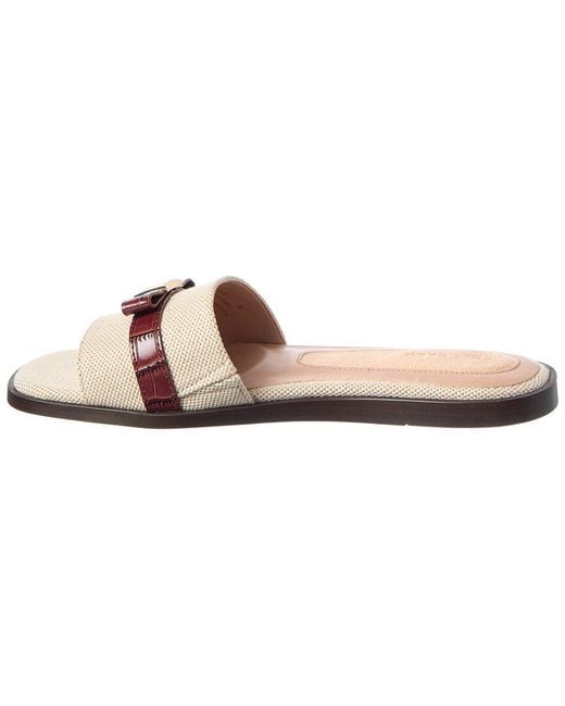 Cole Haan Multicolor Go-To Emalia Slide Bow Leather Sandal